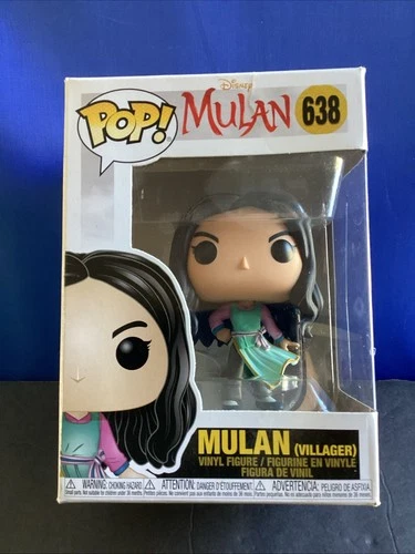FUNKO POP ! MULAN VILLAGER 638 DISNEY (small tear on box) - Lot #FP253