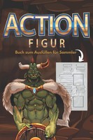 Actionfigur Logbuch A5, Sammleredition, 100 Seiten, Hardcover, Schwarz