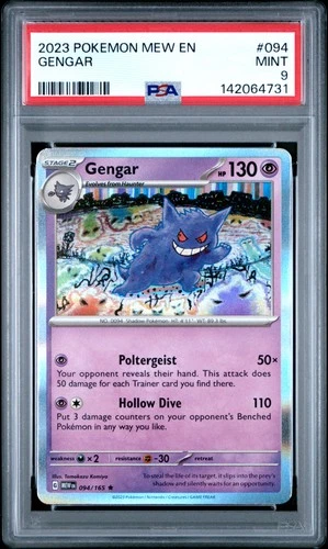 142064731 Gengar 2023 Pokemon Scarlet Violet 151 #094 PSA 9