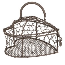 Dekoratives Draht-Herz im Vintage-Stil für kreative Ideen