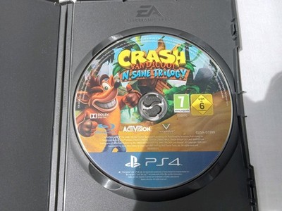 Crash Bandicoot N. Sane Trilogy Sony PlayStation 4 Nur Disc Keine Ovp