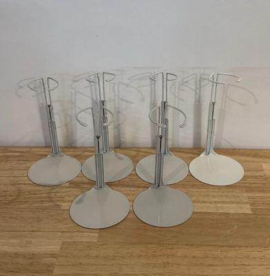 #ad 6 KAISER #2201 WHITE Stands Fit 11.5quot; 12.5quot; tall dolls BARBIE GI Joe 21st $24.99