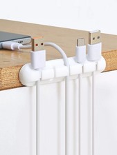 Cable Holder Clips Silicone Cord Organizer USB Wire Management Self Adhesive Des