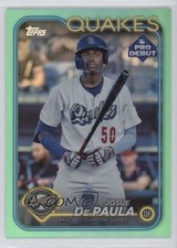 2024 Topps Pro Debut Aqua Foil 65/75 Josue De Paula #PD-119 0nr3