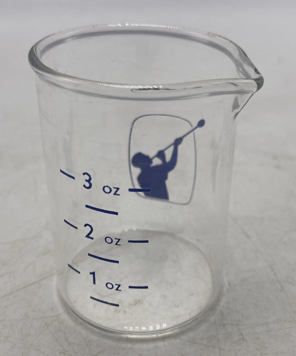 Vintage Pyrex Lil' Joe 3 oz Measuring Cup Beaker Little Joe Glass Blower Corning