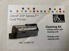 Zebra 105999-701 Cleaning Kit for ZXP 7 Series Printer - Feeder + Path Cleaning
