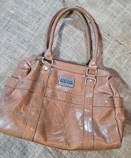 Vintage Kenneth Cole Reaction Brown Hobo Bag - Office Siren / CorpCore
