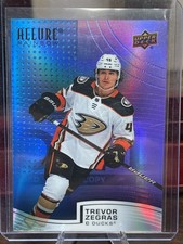 2021-22 Upper Deck Allure Rainbow Blue/Purple 037 /199 Trevor Zegras Rookie RC 