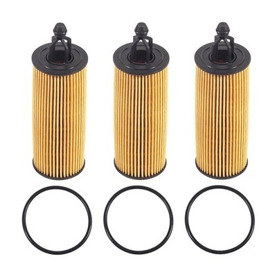 For Dodge Ram 1500 3.6L Oil Filter Set 68191349AB with 3 Filters and O-Rings