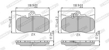 FERODO Jeu de plaquettes de frein, frein à disque essieu avant pour LEXUS