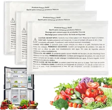 3 Pack PK-1 Produce Saver Refills for Frigidaire Pure Air Produce Keeper FRPAPKR