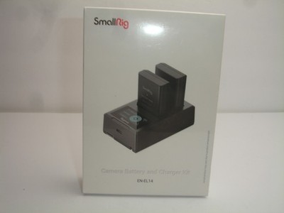 SmallRig EN-EL14 7.77Wh 7.4V 1050mAh Camera Battery and Dual Charger Kit