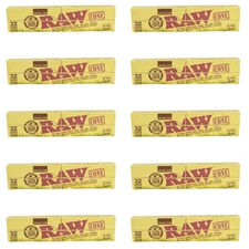 RAW Organic 1¼ Pre-Rolled Cones – 10 Pack (320 Cones) + FREE Gift 🎁