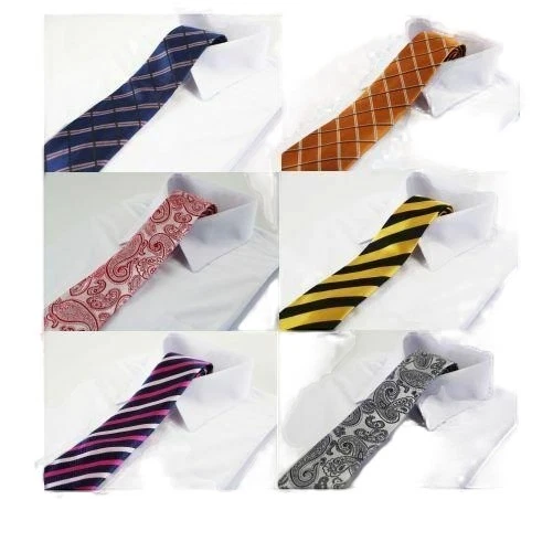 Neck Tie High Quality Mens Patterned Stripes Colours Wedding Birthday Necktie