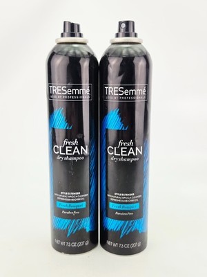Tresemme Fresh Clean Dry Shampoo Tapioca Fresh Bouquet 7.3 oz Lot of 2 NO CAP
