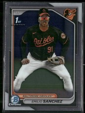 2024 Bowman Chrome #BCP-241 Emilio Sanchez Prospects
