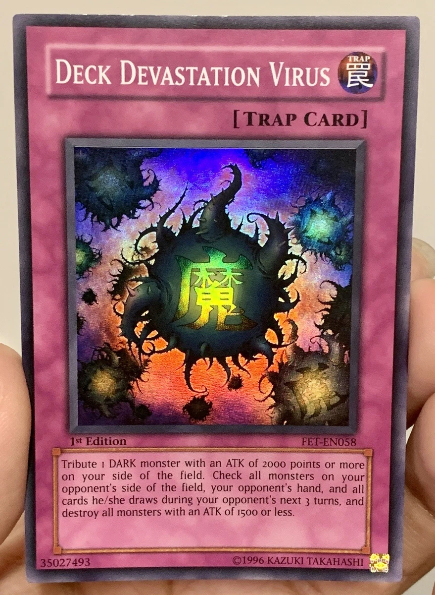 deck destruction virus yugioh Yu-Gi-Oh! - Devastation GLD4-EN049 Common Deck Devastation Virus Yu-Gi-Oh! TCG
