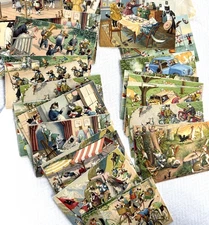 40 Vtg Postcards Cats Anamorphic Alfred Mainzer 50s Unused Hartung Swiss NOS Lot