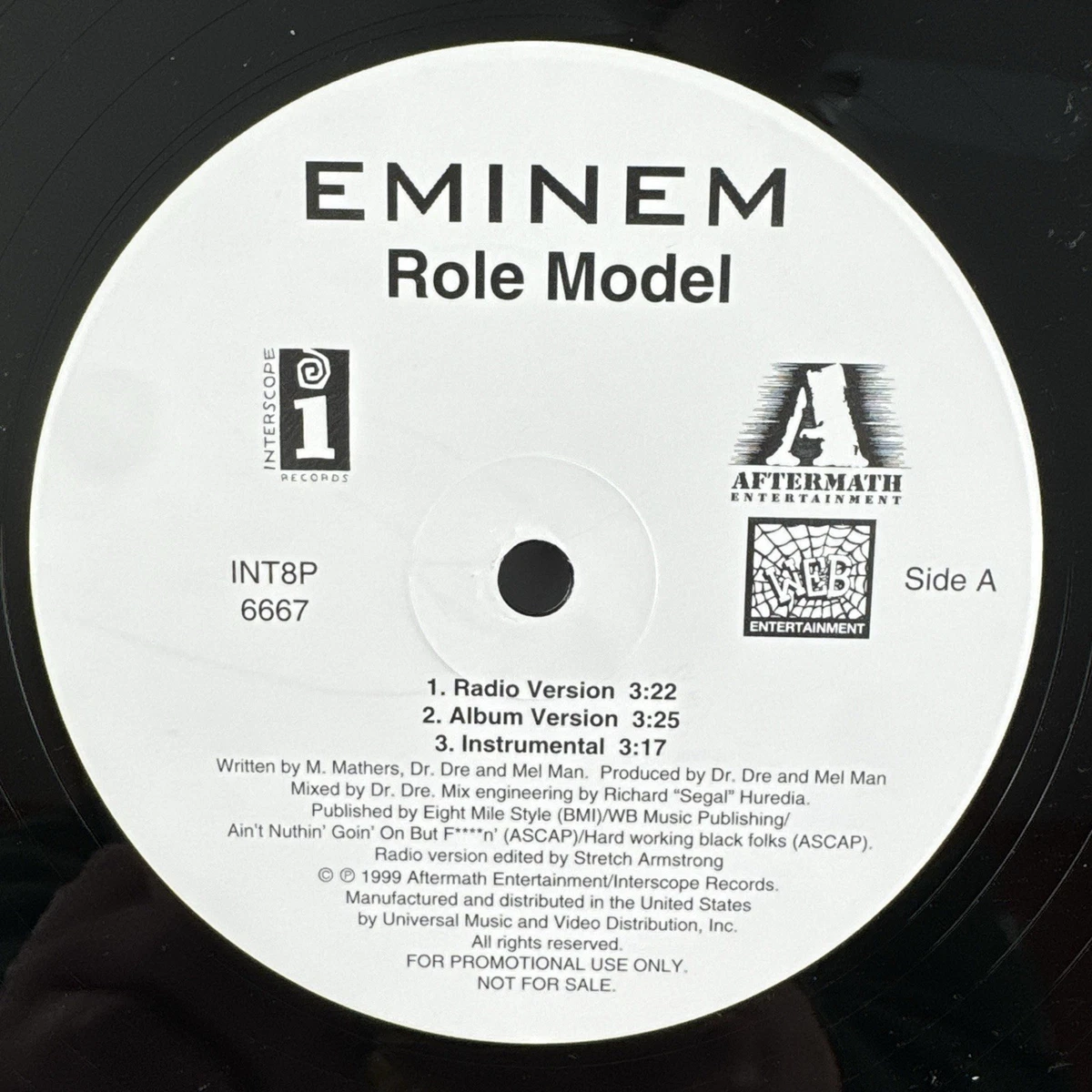 Rap & Hip-Hop Instrumental Single 33 RPM Speed Vinyl Records for