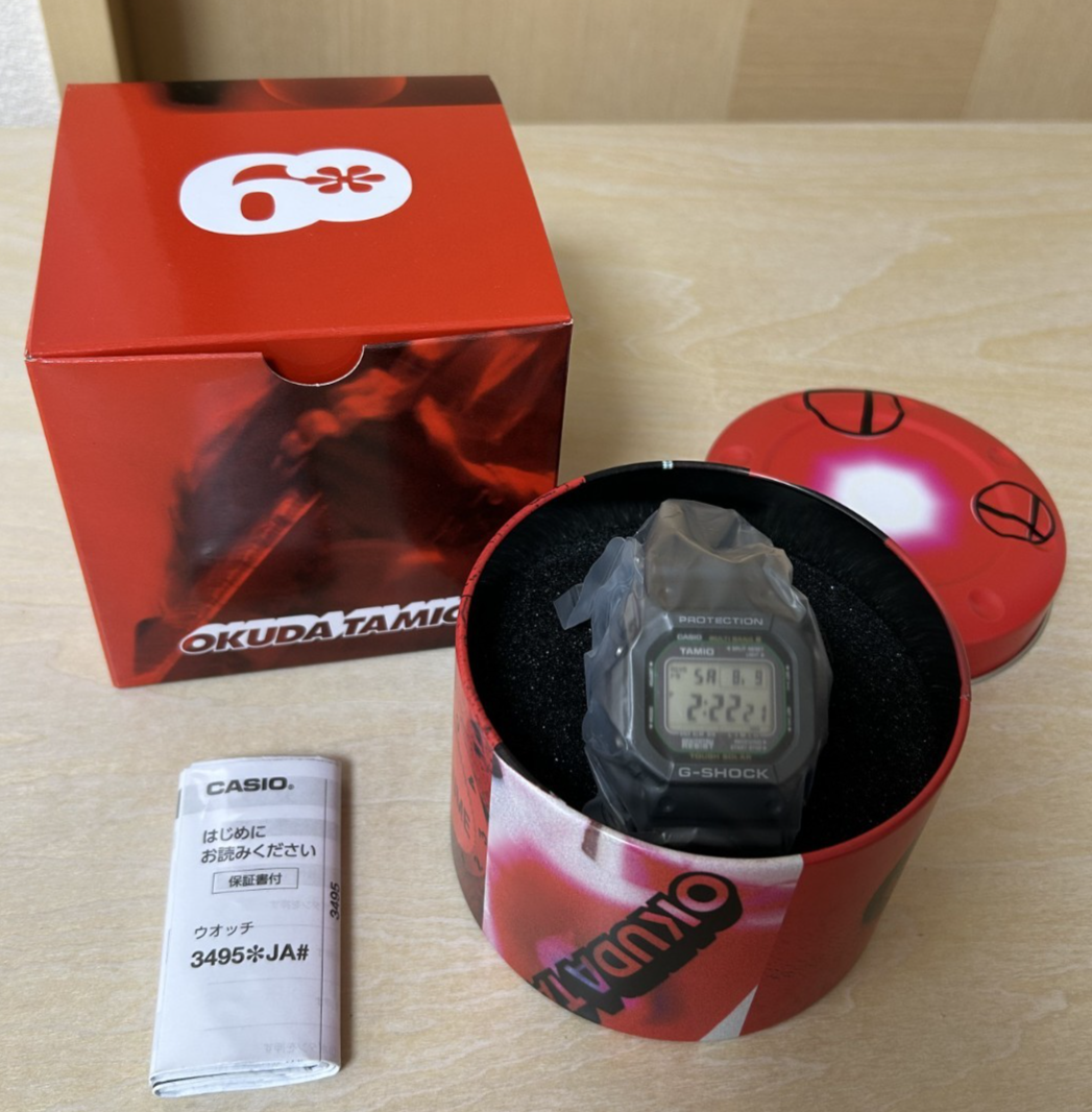 新品未開封 OT G-SHOCK GW-M5610U OT60記念 限定 IN HAND! NEW Casio G-Shock GW-M5610U Tamio Okuda
