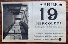 S. ERMOGENE Und S. CRESCENZO, SANTINO Des TAGS Mittwoch, 19. APRIL 1933