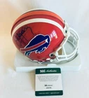 Jim Kelly Signed Riddell Custom Buffalo Bills Miami Hurricanes Mini Helmet SGC
