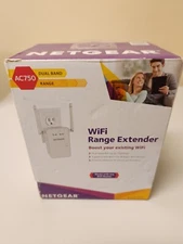 Netgear AC750  EX6100-100NAS Wi-Fi Range Extender NEW