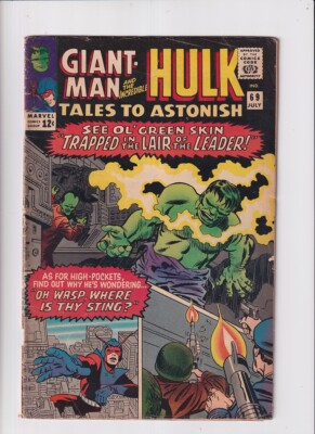 Tales to Astonish (1959) #  69 (4.0-VG) (2108418) 1965