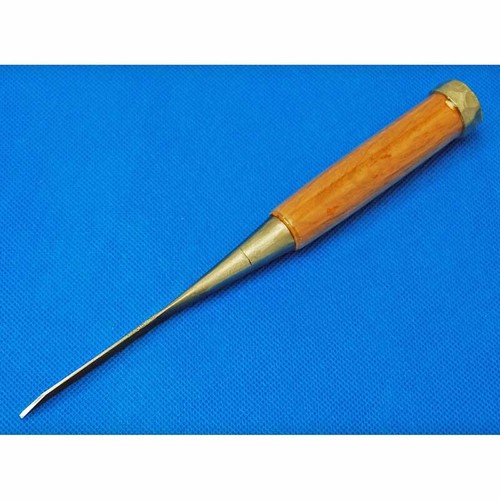 Tasai Oire Nomi Japanese Bench Chisel Polished Finish Blue Steel Red Oak 田斎 追入鑿 - Afbeelding 14 van 63