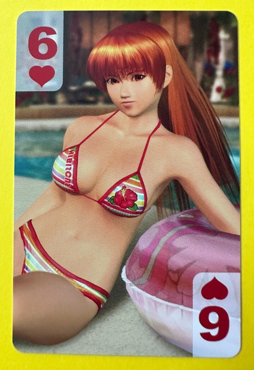 Kasumi Dead or Alive Xtreme 2 Playing Game Card Heart Card No.6
