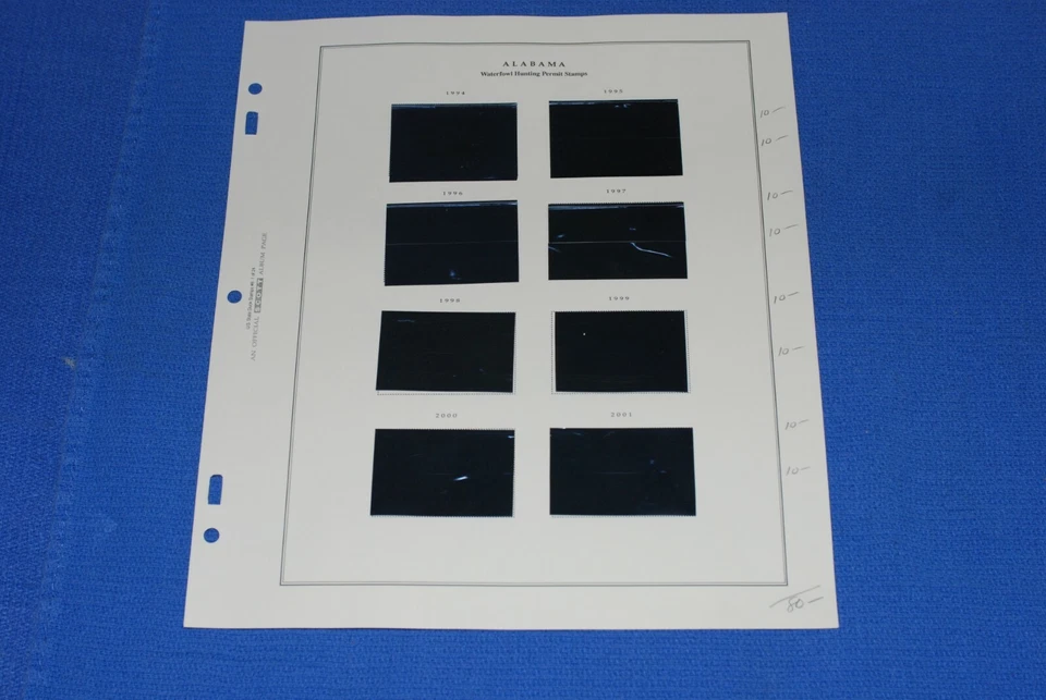 Alabama Duck Hunting Scott National Stamp Pages BlueLakeStamps GET YOUR STATE! - Image 4 of 4