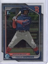 2024 Bowman Chrome Prospect Yoelin Cespedes 1st Bowman BCP-139 Boston Red Sox