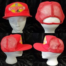 VTG RARE Drew Pearson NFL 🏈 KC Kansas City Chiefs Mesh Foam Trucker Hat 🤌🔥👌