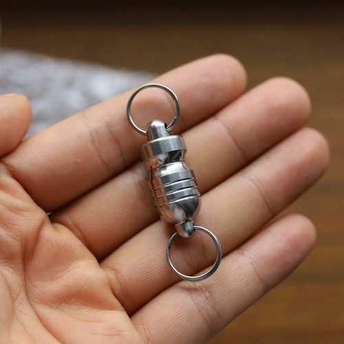 Titanium Quick Buckle Quick Detach EDC Carabiner Keychain Tools Pendant Magnet - Picture 8 of 9