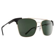 Spy Optics Wingate Sunglasses Polarized Matte Black/Gloss Gold/Happy Gray Green