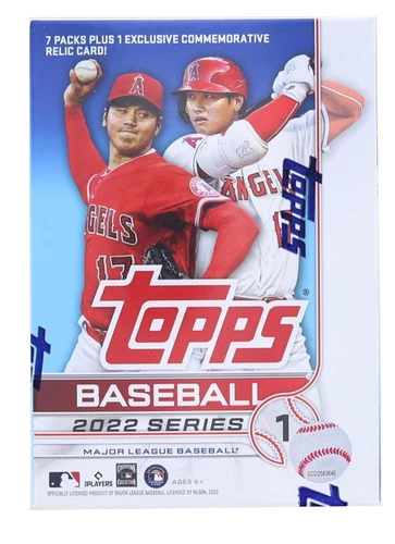 2022 Topps Series 1 Baseball 7 Pack Blaster Box (RELIC CARD)