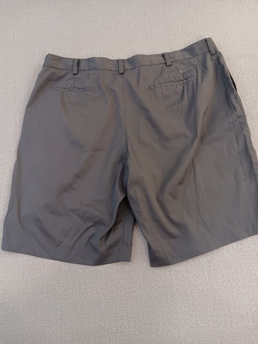 NIKE Golf -Tour Performane Shorts Sz 42 Dri-Fit Gray Pleated Front Poly &Spandex - Picture 2 of 10