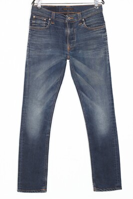 NUDIE JEANS THIN FINN CRISPY CRINKLE Jeans Herren Größe W30 L32 DZ6730
