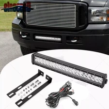 22'' Lower Grille LED Light Bar Mount Wire Kit For 1999-07 F250 F350 Super Duty