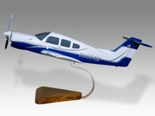 Piper PA-28RT-201T Cherokee Desk Wood Airplane New Model Large Scale 1/24