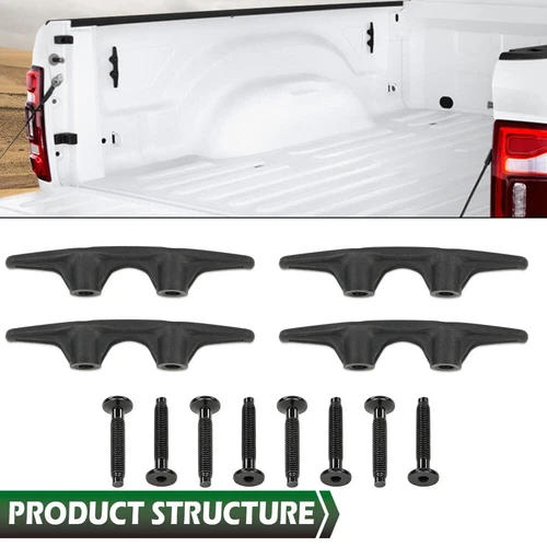 Fit For 2002-2008 Dodge Ram/2019-2022 Ram 2500 Bed Tie Down Hooks w/ Bolts - Picture 9 of 12