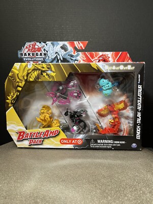 New Bakugan Evolutions Battle Amp Pack Eenoch,Talan,Auxillataur
