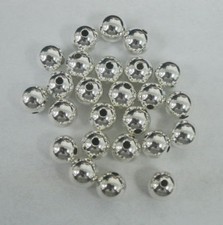Sterling Silver Beads,8mm Silver Beads, 10 PCS, Round Sterling Silver Beads