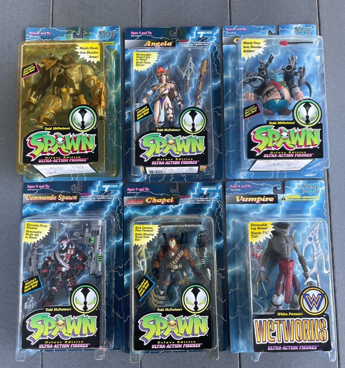 Todd McFarlane SPAWN フィギュア まとめ売り 値引きOK SPAWN MIXED LOT Series McFarlane TODD Toys Vintage 1995 Action