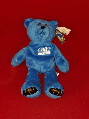 Limited Treasures Charlie Batch #10 Blue Beanie Plush Bear #4727