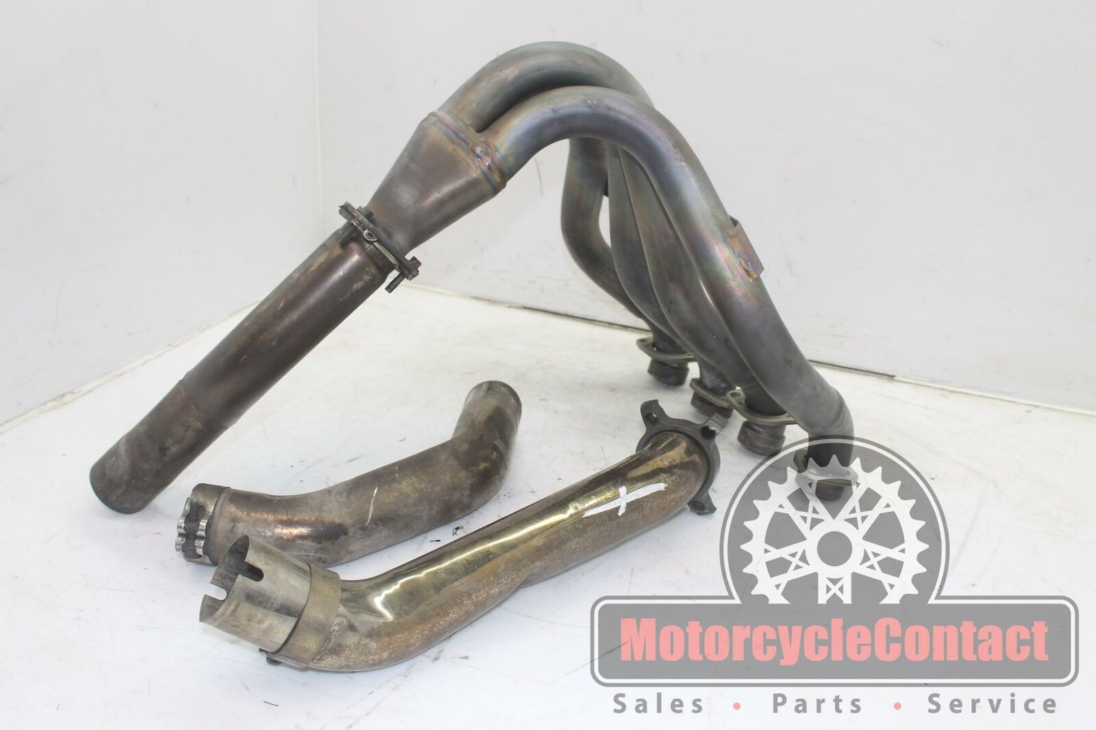 06-07 ZX-10R ZX10 FULL EXHAUST SYSTEM HEADER PIPES MID MID Y SLIP ON