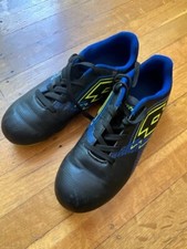 Lotto Forza Elite 3 Jr Soccer Cleats Size 6 Shoes Blue/black yellow Boys
