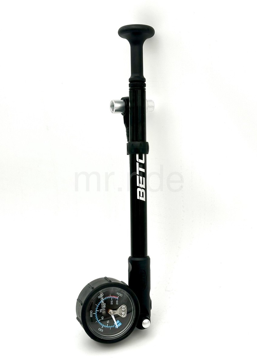 BETO High Pressure Bike Shock Pump (400 PSI) MTB for Fork Rear