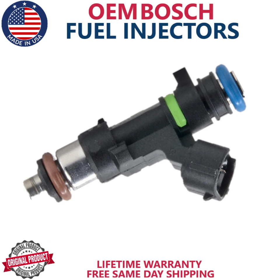 x6 OEM BOSCH Mejor actualización INYECTORES DE COMBUSTIBLE para 03-09 Nissan Máxima, Quest, Altima Foto 2 de 4