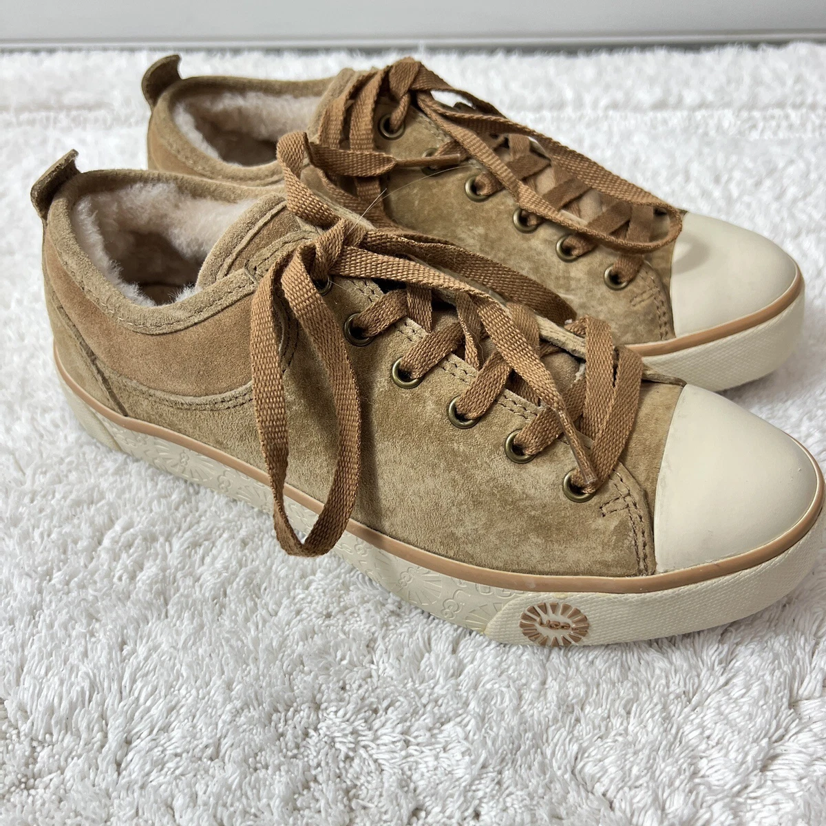 UGG Women's Lowmel Suede and Mesh Sneakers | Dillard's